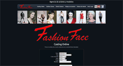 Desktop Screenshot of fashionface.com